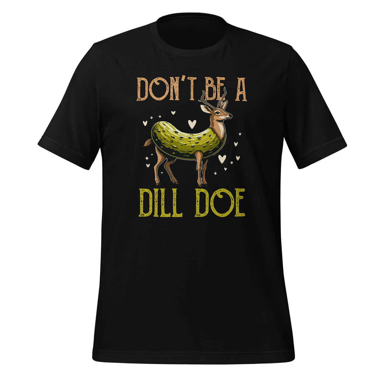 Dill Doe Funny Pickle Vegan Vegetable Fresh Veggies Day Unisex T-Shirt